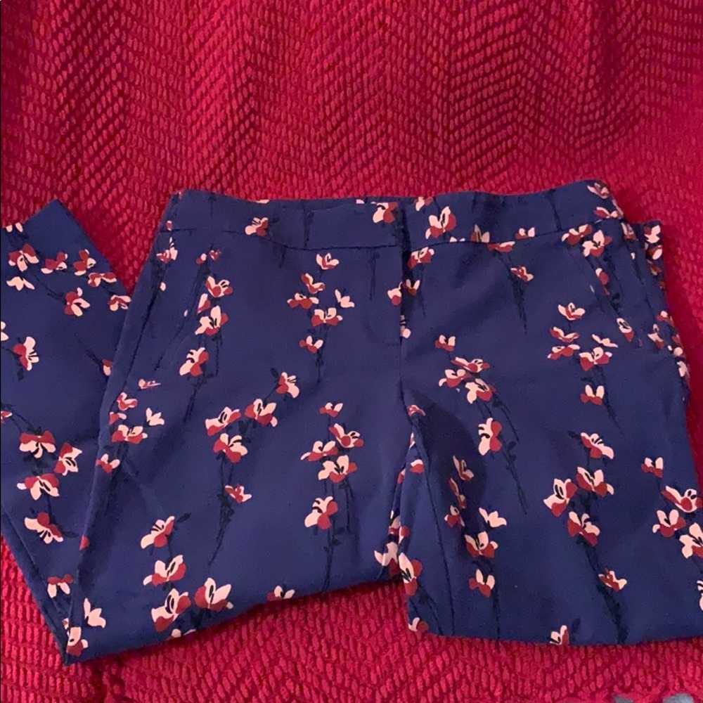Women’s cherry blossom LOFT pants size 10